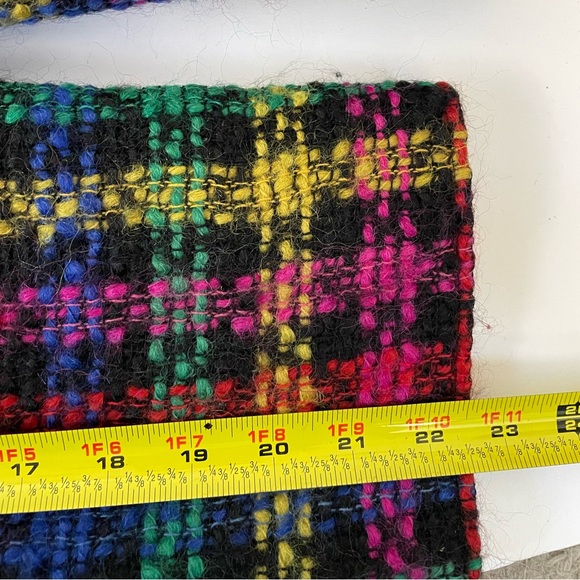 Vintage 80’s Roth Le Cover Sport Wool Rainbow Jacket Size 12 - Picture 8 of 10